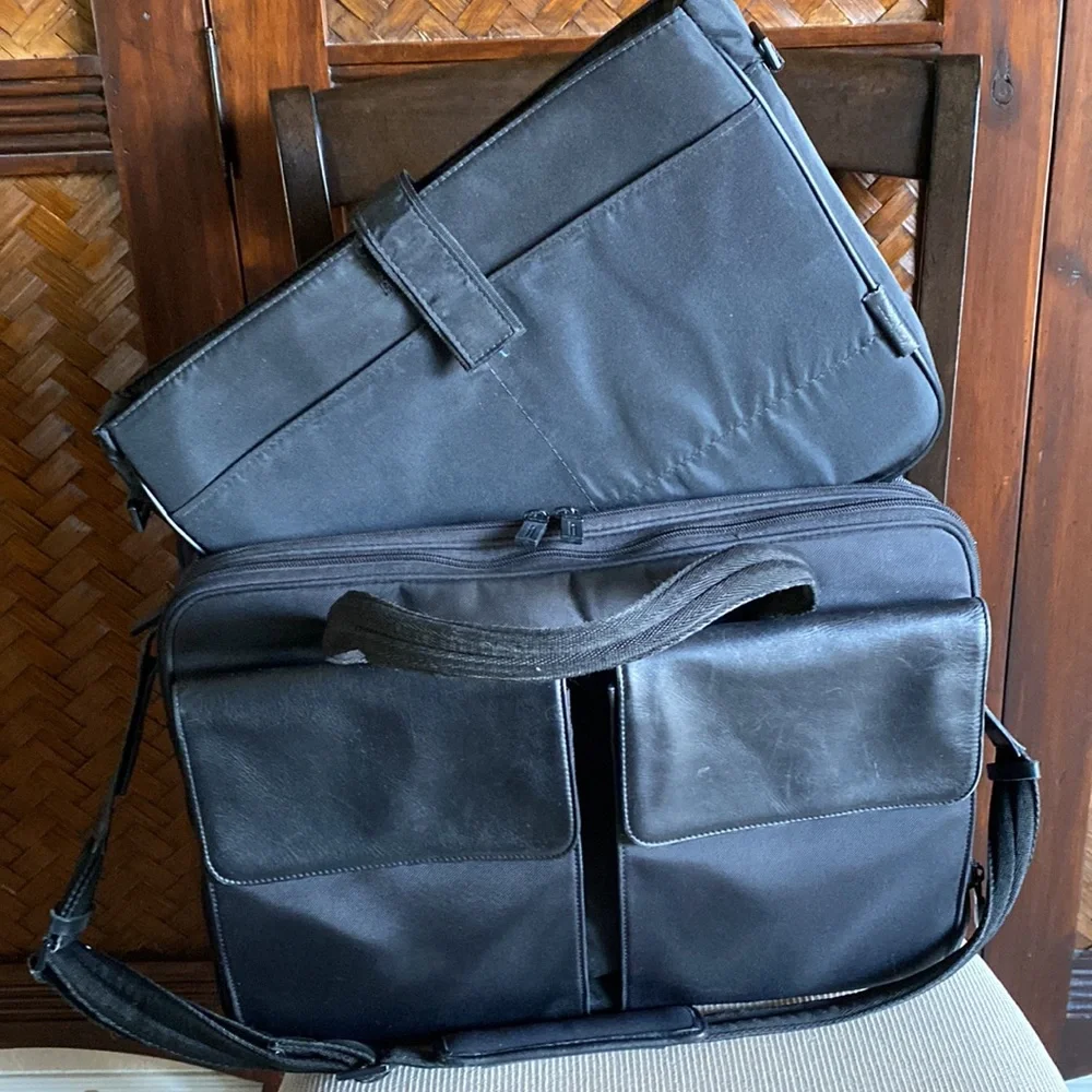 HARTMANN - “The Moderns”nylon/leather travel briefcase